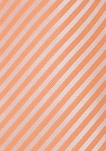 Corbata tonos salmón rayas