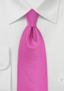 Corbata estructurada rosa chicle