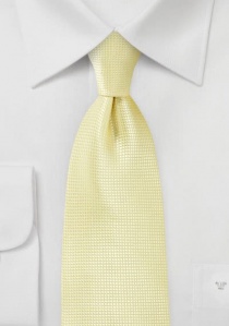 Corbata amarillo pastel estructura