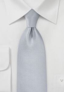 Corbata estructurada gris claro