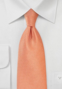 Krawatte Gitter-Struktur lachs