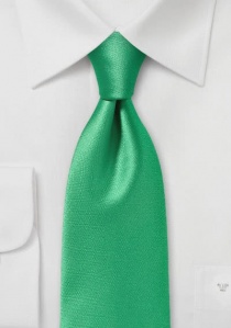 Corbata verde esmeralda lisa