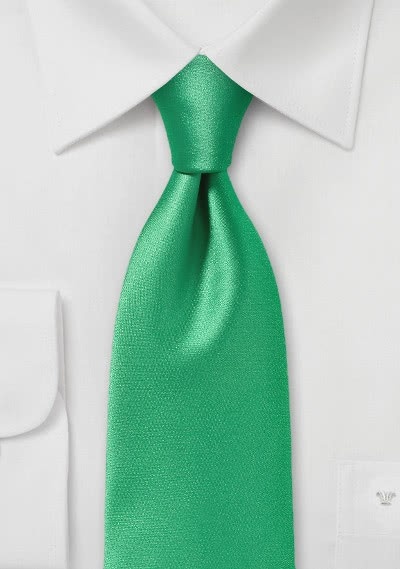 Corbata verde esmeralda lisa |