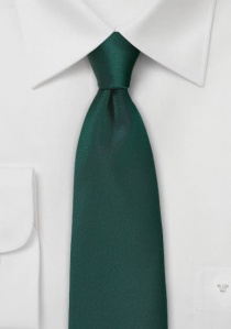 Corbata monocolor microfibra verde