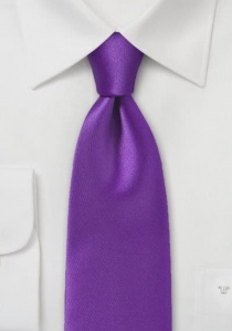Corbata púrpura microfibra