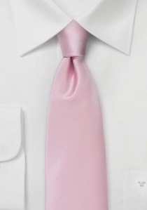 Corbata rosada lisa