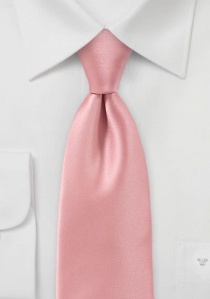 Corbata rosada italiana lisa