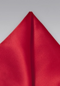 Pañuelo de bolsillo seda italiana unicolor rojo