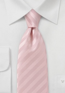 Corbata rosada rayas
