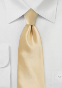 Corbata dorado claro monocolor