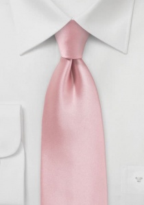 Corbata rosa claro monocolor