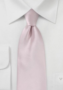 Corbata rosa palo lisa