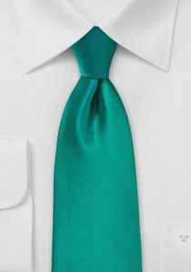 Corbata verde esmeralda monocolor