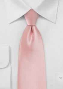 Corbata rosa palo monocolor