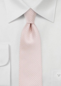 Corbata rosa palo estampada