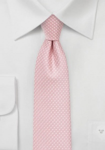 Corbata estampada rosado