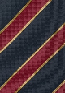 Britische Krawatte blau rot gold