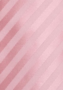 Corbata de caballero rayas tono en tono rosa