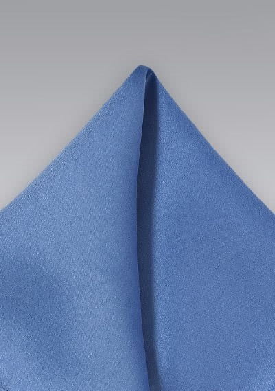 Pañuelo de bolsillo azul fibra sintética