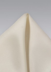 Pañuelo de bolsillo blanco perla microfibra