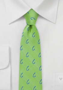 Gancho de corbata verde