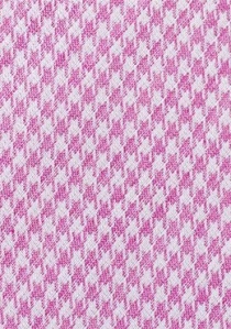 Businesskrawatte strukturiert mit Baumwolle pink