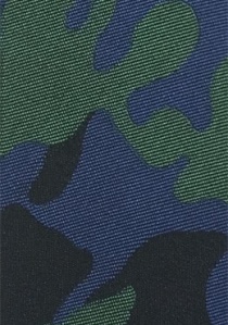 Camuflaje-Cravatte noble verde azul