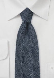 Corbata de caballero con puntos gris oscuro