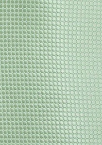 Corbata con estructura rejilla verde pastel