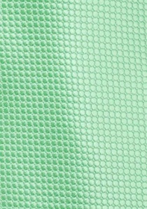 Corbata de negocios estructura rejilla verde claro