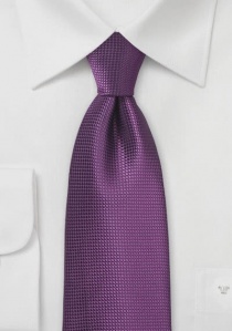 Corbata diseño barquillo púrpura