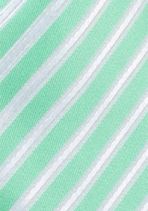 Corbata de rayas de negocios de color blanco