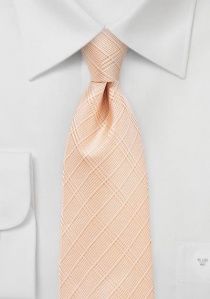 Llamativa línea de corbata de negocios Check Rosé