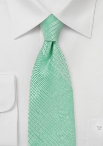 Corbata con diseño geométrico azul verde