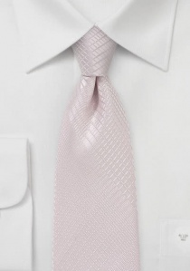 Corbata con diseño lineal rosa pastel