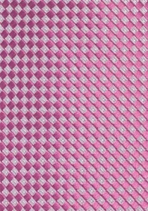 Corbata estructura  rosa
