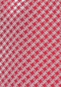 Corbata estructura barquillo rojo