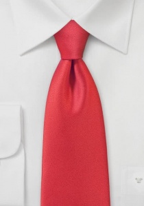 Corbata monocolor roja