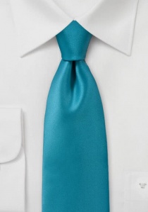 Corbata azul verde monocolor