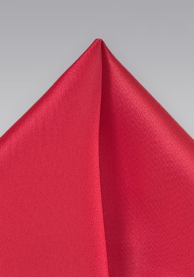 Pañuelo de bolsillo fibra sintética rojo