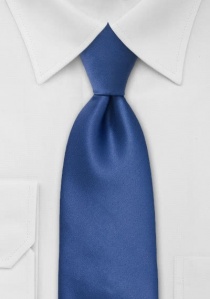 Corbata clip azul