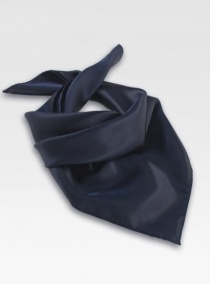 Bufanda fibra sintética azul marino oscuro
