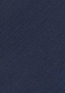 Corbata de clip azul oscuro fibra sintética