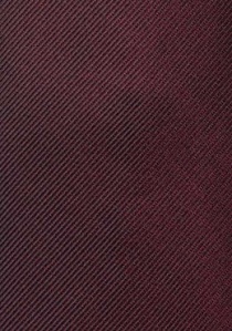 Corbata de seguridad fibra sintética rojo oscuro