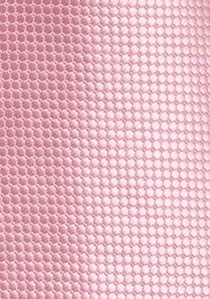Corbata unicolor estructurada rosa