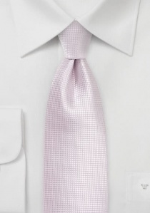 Corbata de negocios monocolor rosa pálido