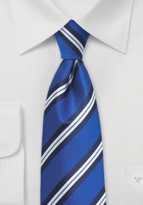 Corbata de negocios azul azul oscuro