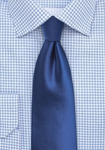 Corbata monocolor azul real
