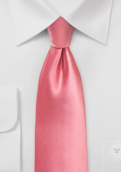 Corbata de negocios monocolor rosa