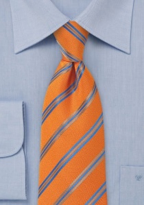 Kids Tie Stripe Design Naranja
